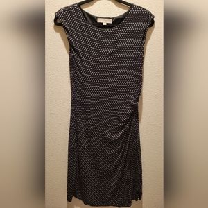 Loft Black Polka-dot Dress